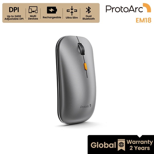 EM18 Mouse Nirkabel Ultra Tipis Portabel