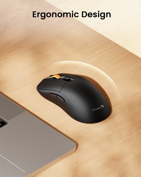 EM15 Mouse Nirkabel Portabel Ringkas Black detail 6