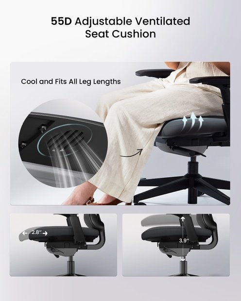 Flexer SE Pro Kursi Kantor Black detail 2