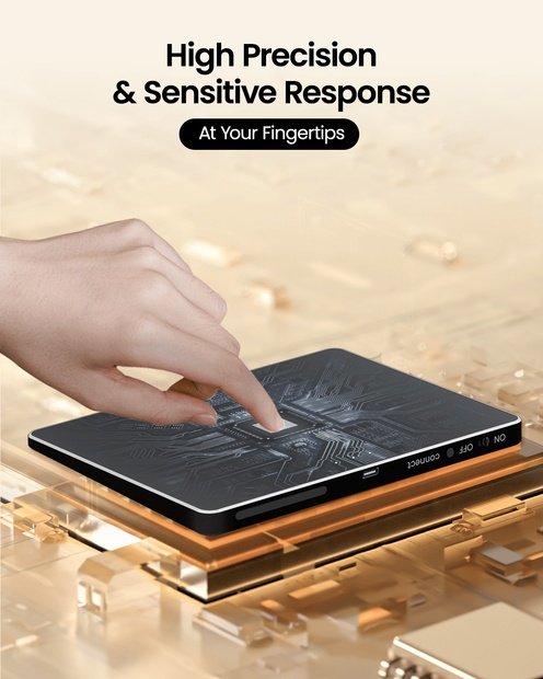 T1 Plus Trackpad Nirkabel untuk Windows Black detail 6